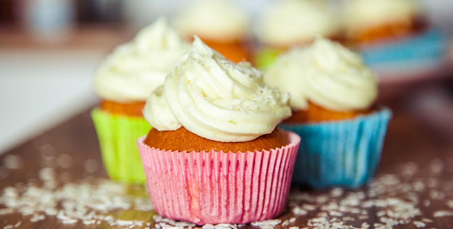 // Sonntag ist Backtag :) // Kokos-Limetten Cupcakes